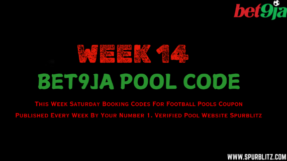 Week 14 pool bet9ja code 2024