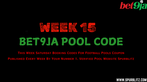 Week 15 Pool Bet9ja Code 2024