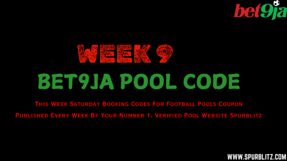 Week 9 pool bet9ja code 2023