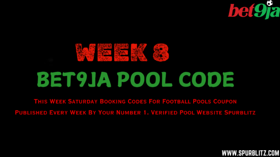 Week 8 pool bet9ja code 2023