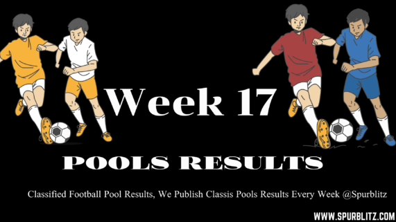 Week 17 Pool Result for Sat 26 Oct 2024 – UK 2024/2025