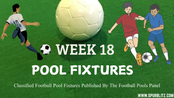 Week 18 Pool Fixtures 2024